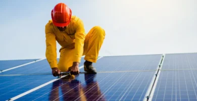 Instalación de paneles solares en Cuauhtémoc, Chihuahua,